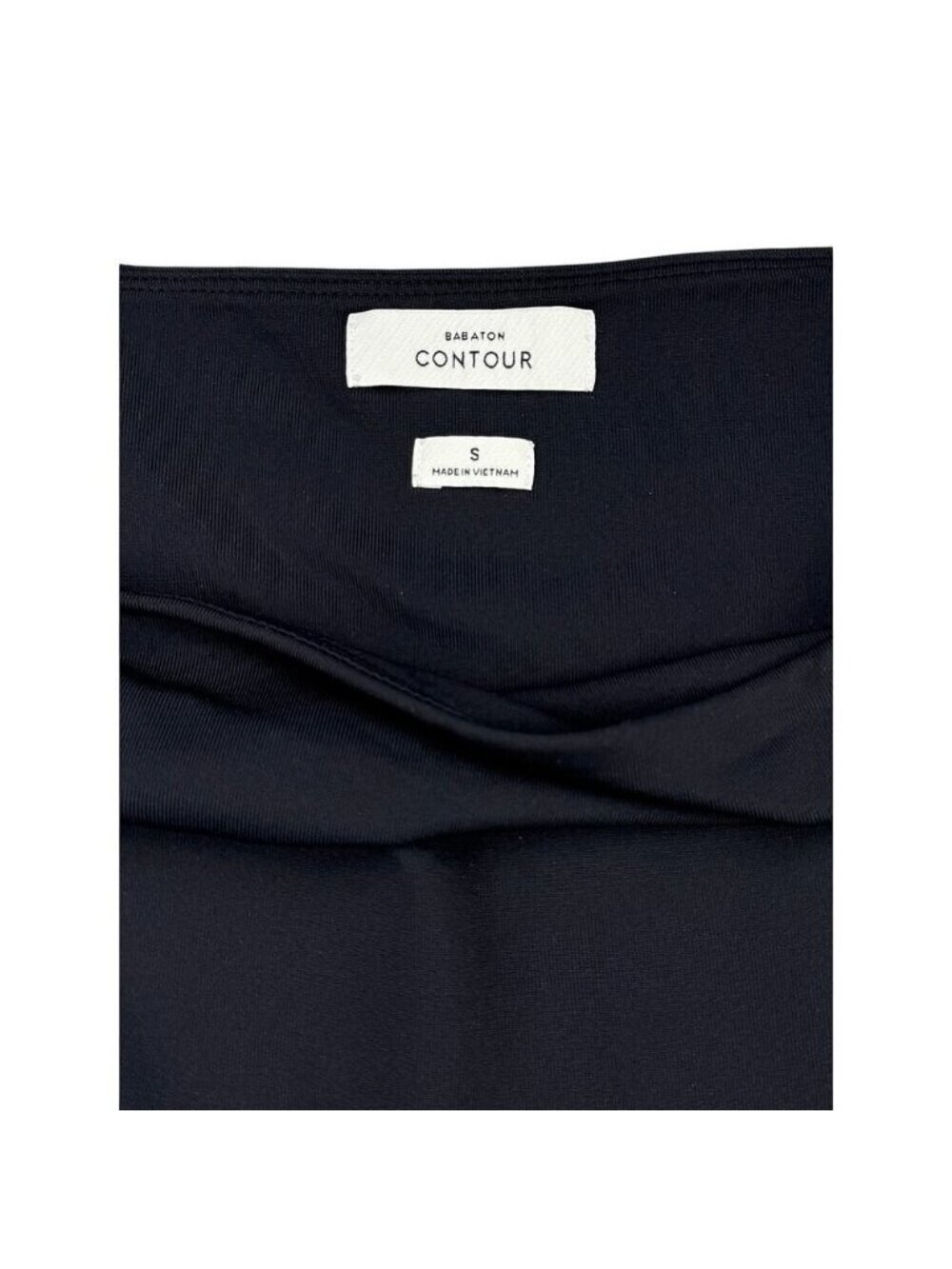 Aritzia Babaton Contour Squareneck Long Sleeve Romper Black S Small Athleisure - Picture 4 of 6